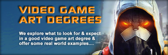 video game art degrees
